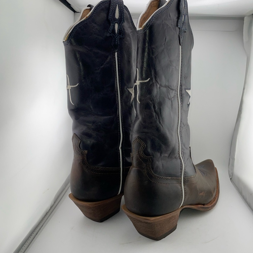 Twisted X WSO0012 Red White & Blue Leather Cowboy Western Boots Women's 9.5B - Picture 7 of 11